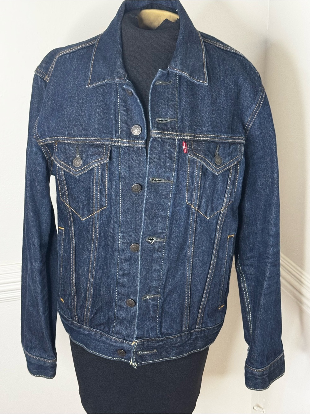 Levi's Dark Blue Denim Trucker Jacket